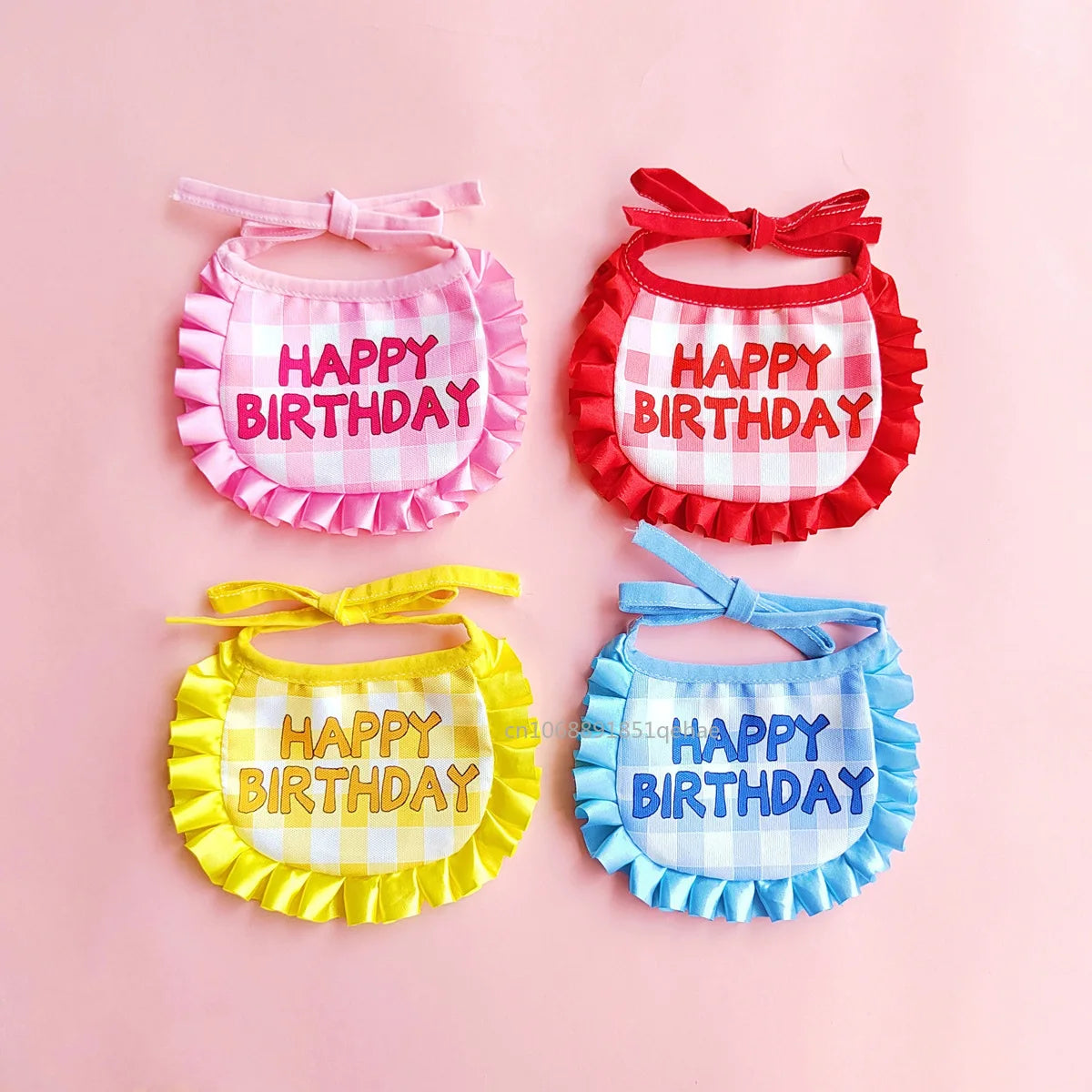 Cat Birthday Scarf Hat Set Dog Birthday Party Supplies Pet Scarf Cute Puppy Birthday Hat Scarf Decor For Small Medium Pets